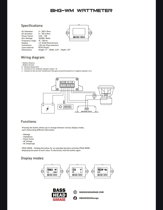 BGH WattMeter 00016