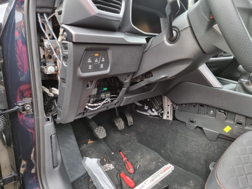 Kabel legen Seat Leon 4kl st 00049