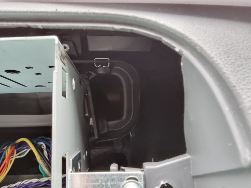 neues Radio Fiat 500 00015