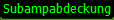 Subampabdeckung